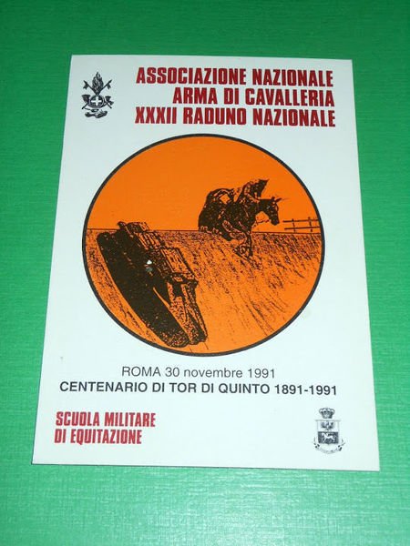 Cartolina Militaria - Associazione Naz. Arma di Cavalleria - 32° …