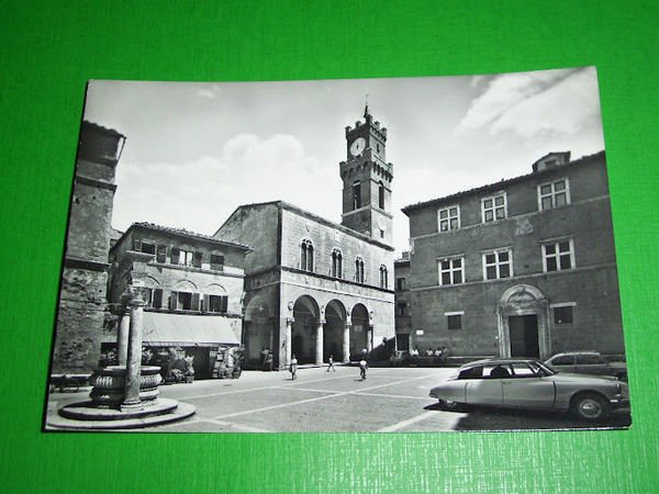 Cartolina Pienza - Palazzo dei Priori e dei Podestà 1955 … | Immagine principale
