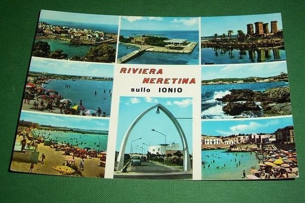 Cartolina Riviera Neretina - Vedute diverse 1978.