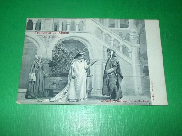 Cartolina Opera Lirica - R. Zandonai - Francesca da Rimini … | Immagine principale