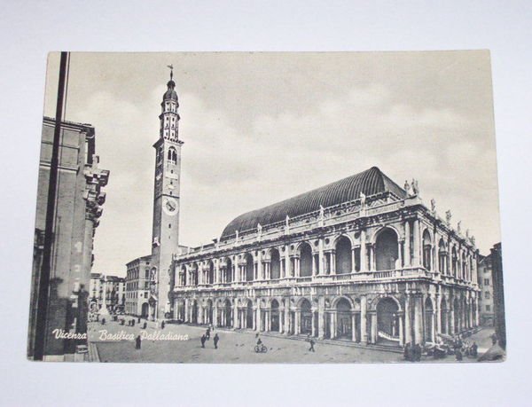 Cartolina Vicenza - Basilica Palladiana 1963.