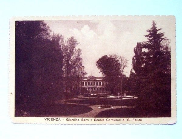 Cartolina Vicenza - Scuole Comunali di S. Felice 1920ca.