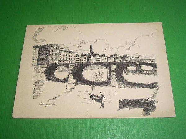 Cartolina Firenze - Ponte a S. Trinità 1950. | Immagine principale