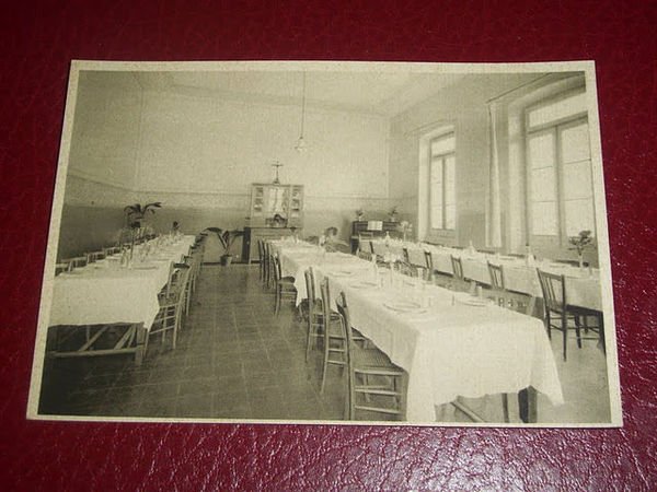 Cartolina Bari - Istituto Sacro Cuore - Refettorio 1940 ca. | Immagine Gallery 1