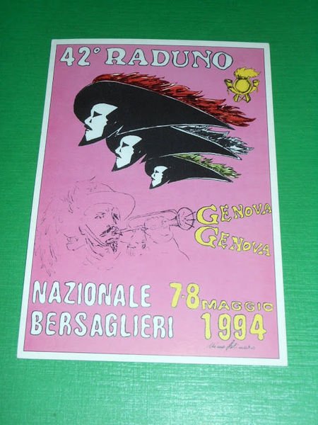 Cartolina Militaria - 42° Raduno Bersaglieri - Genova 1994 - …