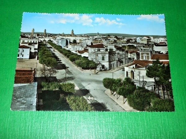 Cartolina San Severo - Viale Giacomo Matteotti - Panorama 1962.