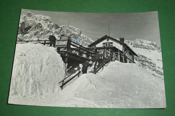 Cartolina Cortina - Rifugio Col Drusciè 1960