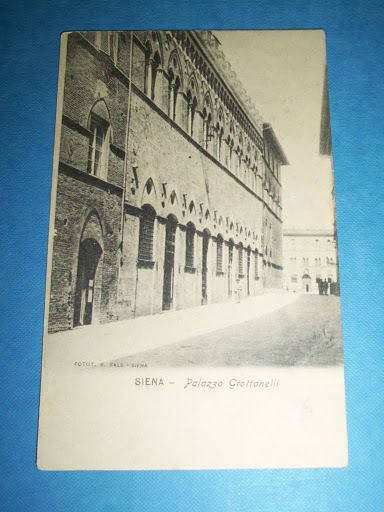 Cartolina Siena - Palazzo Grottanelli 1907
