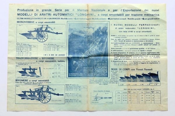 Agraria - Pubblicità - Brochure Depliant Modelli di aratri automatici … | Immagine principale