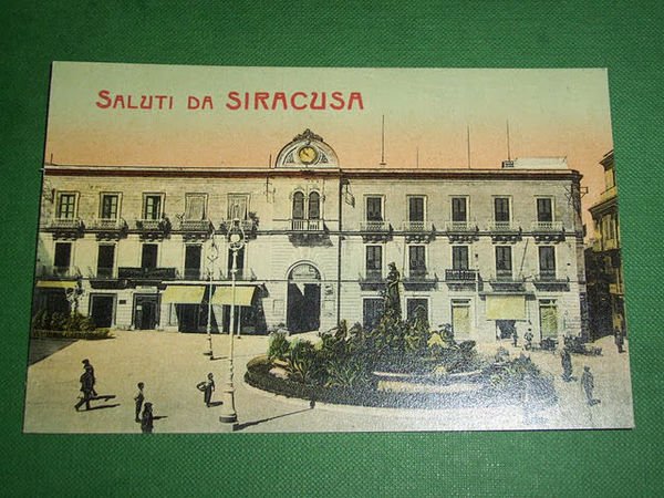 Cartolina Siracusa - Dettaglio 1920 ca.