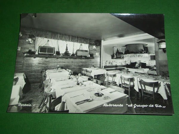 Cartolina Venezia - Ristorante "Al Graspo de Ua" - interno …