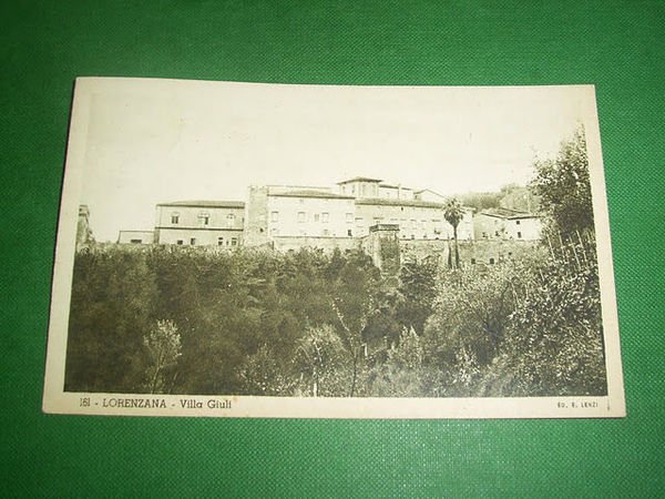Cartolina Lorenzana ( Pisa ) - Villa Giuli 1939.