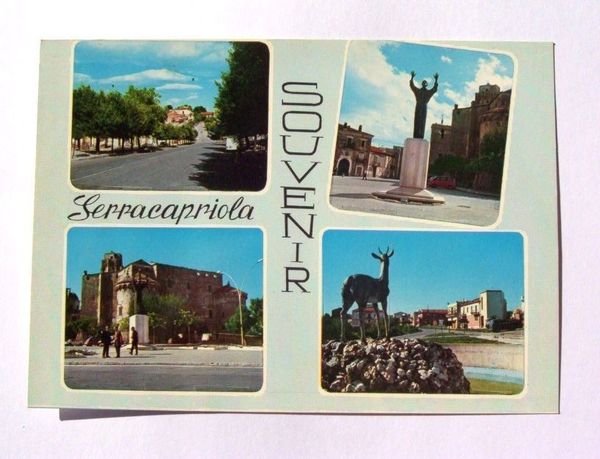 Cartolina Serracapriola - Vedute diverse 1960 ca.