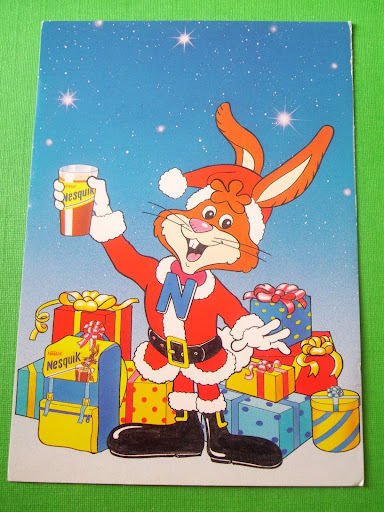 Cartolina Pubblicitaria Nestlé - Nesqiuk 1970 ca.