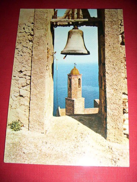 Cartolina Castelsardo - Il campanile 1979.