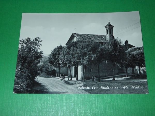 Cartolina Valenza Po - Madonnina della Pietà 1955 ca ( …