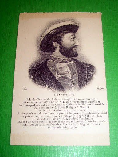Cartolina - François I / Francesco I di Francia - …