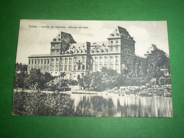 Cartolina Torino - Castello del Valentino 1921