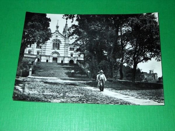 Cartolina Rapallo - Santuario di Montallegro 1953