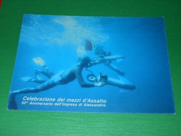 Cartolina Marina - Celebrazione dei mezzi d' Assalto - Impresa …