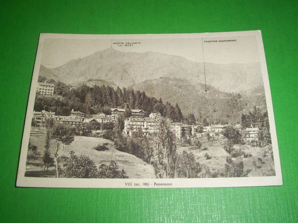 Cartolina Viu ( Torino) - Panorama 1935