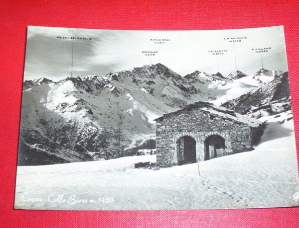 Cartolina Coazze ( Torino ) - Colle Bione 1963