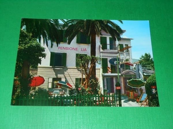Cartolina Rapallo - Pensione Lia 1960 ca