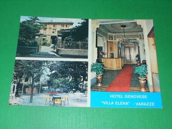 Cartolina Varazze - Hotel Genovese Villa Elena 1970 ca