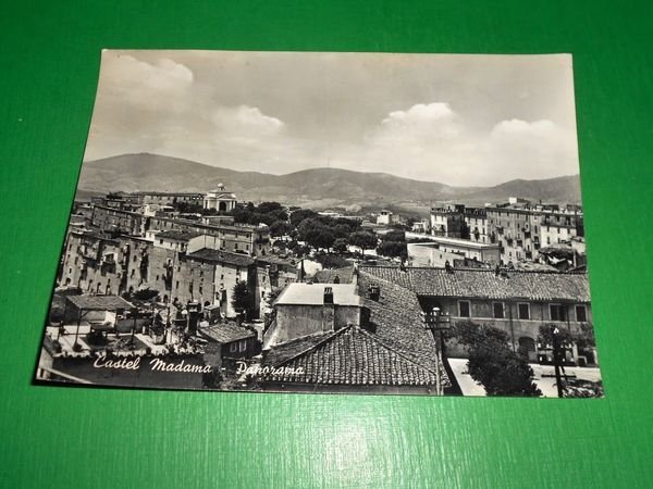 Cartolina Castel Madama - Panorama 1956