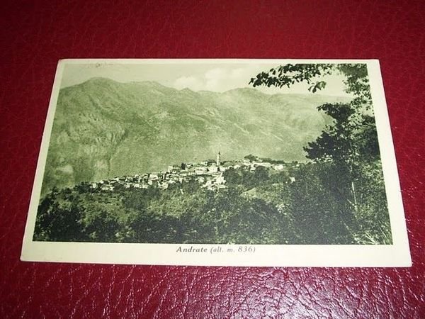 Cartolina Andrate - Panorama generale 1940 ca