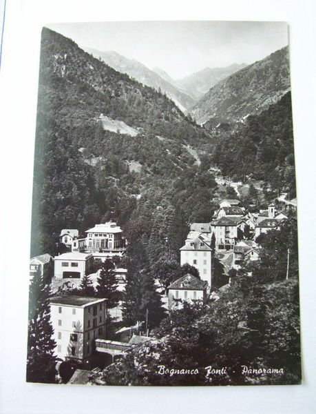 Cartolina Bognanco Fonti - Panorama 1950 ca