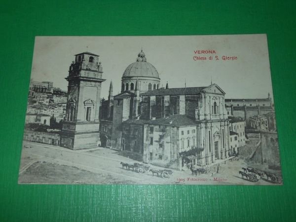 Cartolina Verona - Chiesa di S. Giorgio 1910 ca