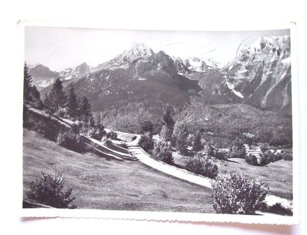 Cartolina Strada di Fai Andalo - Panorama 1965