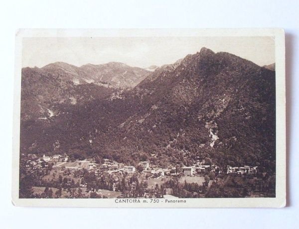Cartolina Cantoira ( Torino ) - Panorama 1943