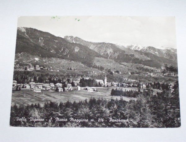 Cartolina S. Maria Maggiore - Panorama 1957