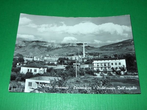 Cartolina Scafa ( Pescara ) - Cementificio e Stabilimento dell' …