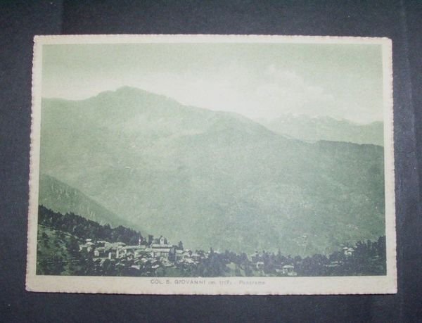 Cartolina Col S. Giovanni - Panorama 1930 ca