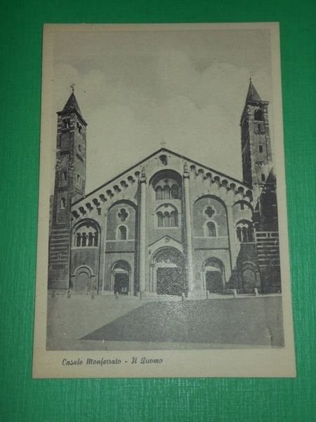 Cartolina Casale Monferrato - Il Duomo -- 1940 ca