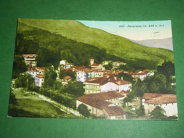 Cartolina Viù - Panorama 1934