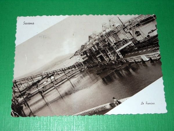 Cartolina Savona - Le Funivie 1939