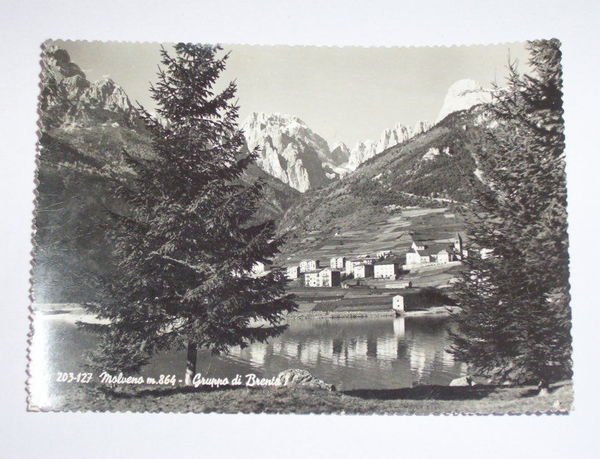 Cartolina Molveno ( Gruppo di Brenta ) - Panorama 1959