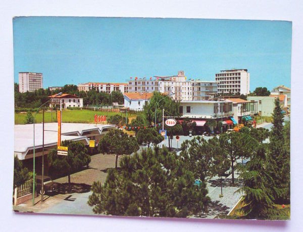 Cartolina Abano Terme - Veduta dal Columbus Garden 1968