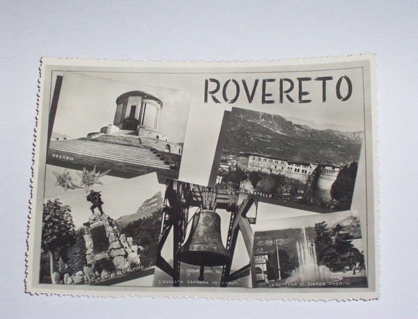 Cartolina Rovereto ( Trento ) - Vedute diverse 1950 ca