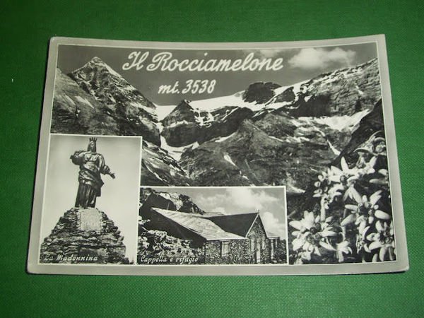 Cartolina Il Rocciamelone - La Madonnina - Cappella e rifugio …