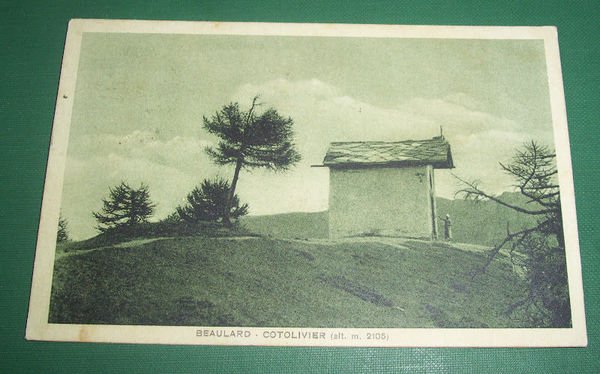 Cartolina Beaulard - Cotolivier - Albergo Vittoria 1940