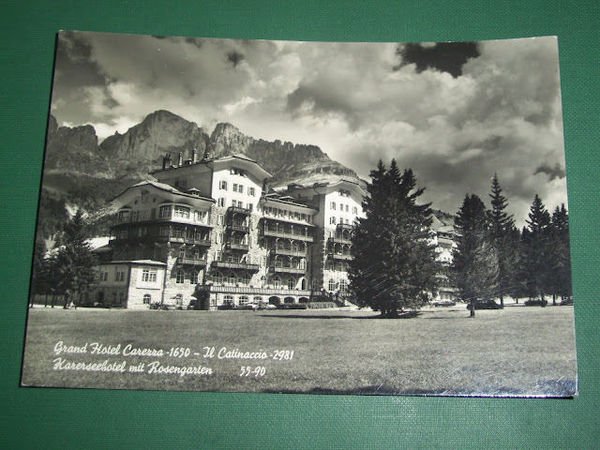 Cartolina Grand Hotel Carezza - Il Catinaccio 1963
