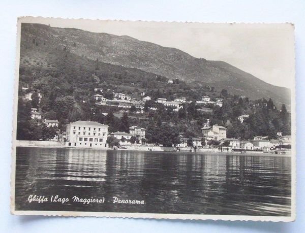 Cartolina Ghiffa ( Lago Maggiore ) - Panorama 1953