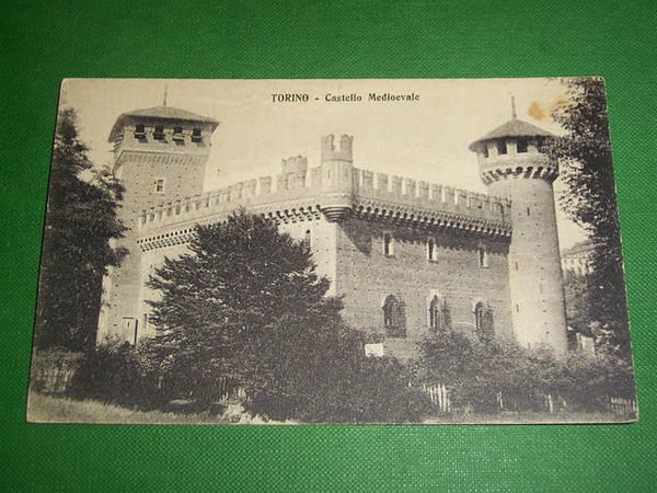 Cartolina Torino - Castello Medioevale 1920 ca