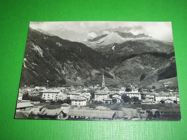 Cartolina Predazzo (Trento) - Panorama verso Cima Feudo 1952