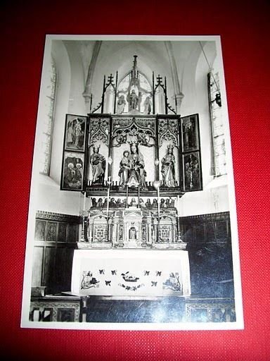 Cartolina Madonna di Campiglio - Interno Chiesa 1940 ca